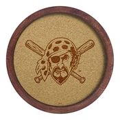 Pittsburgh Pirates: Pirate - "Faux" Barrel Framed Cork Board, AGS-MBPITT-632-02A