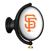 San Francisco Giants: Original Oval Rotating Lighted Wall Sign, FNB-MBSANF-125-01A