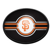 San Francisco Giants: Oval Slimline Lighted Wall Sign, FNB-MBSANF-140-02A