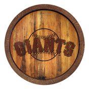 San Francisco Giants: Branded "Faux" Barrel Top Sign, FNB-MBSANF-240-02