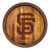 San Francisco Giants: Logo - Branded "Faux" Barrel Top Sign, FNB-MBSANF-240-05
