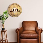 San Francisco Giants: Weathered "Faux" Barrel Top Sign, FNB-MBSANF-240-03