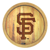 San Francisco Giants: Logo - Branded "Faux" Barrel Top Sign, FNB-MBSANF-240-05