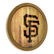 San Francisco Giants: Logo - Weathered "Faux" Barrel Top Sign, FNB-MBSANF-240-06