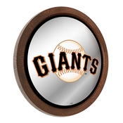San Francisco Giants: "Faux" Barrel Top Mirrored Wall Sign, AGS-MBSANF-245-01A