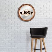 San Francisco Giants: "Faux" Barrel Top Mirrored Wall Sign, AGS-MBSANF-245-01A