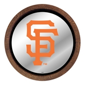 San Francisco Giants: Logo - "Faux" Barrel Top Mirrored Wall Sign, AGS-MBSANF-245-02A