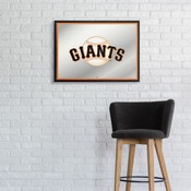 San Francisco Giants: Framed Mirrored Wall Sign, AGS-MBSANF-265-01A