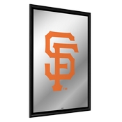 San Francisco Giants: Vertical Framed Mirrored Wall Sign, MBSANF-275-01B