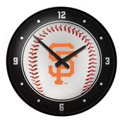 San Francisco Giants: Baseball - Modern Disc Wall Clock, MBSANF-510-31