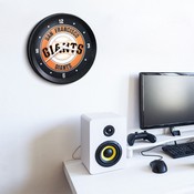 San Francisco Giants: Ribbed Frame Wall Clock, MBSANF-530-01