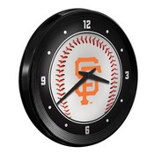 San Francisco Giants: Baseball - Ribbed Frame Wall Clock, MBSANF-530-31
