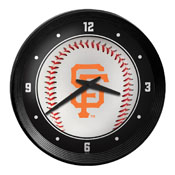 San Francisco Giants: Baseball - Ribbed Frame Wall Clock, MBSANF-530-31