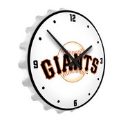 San Francisco Giants: Bottle Cap Lighted Wall Clock, MBSANF-545-01