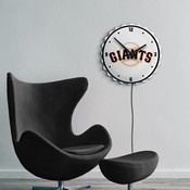 San Francisco Giants: Bottle Cap Lighted Wall Clock, MBSANF-545-01
