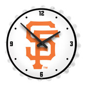 San Francisco Giants: Logo - Bottle Cap Lighted Wall Clock, MBSANF-545-02
