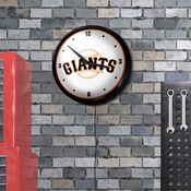 San Francisco Giants: Retro Lighted Wall Clock, MBSANF-550-01