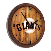 San Francisco Giants: "Faux" Barrel Top Clock, FNB-MBSANF-560-01