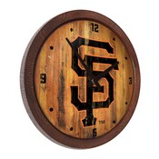 San Francisco Giants: Logo - Weathered "Faux" Barrel Top Clock, FNB-MBSANF-560-06