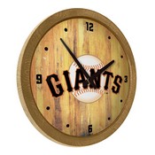 San Francisco Giants: "Faux" Barrel Top Clock, FNB-MBSANF-560-01