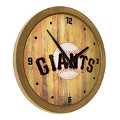 San Francisco Giants: Weathered "Faux" Barrel Top Clock, FNB-MBSANF-560-03
