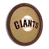 San Francisco Giants: "Faux" Barrel Framed Cork Board, AGS-MBSANF-632-01A