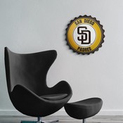 San Diego Padres: Bottle Cap Wall Sign, MBSDIE-210-01