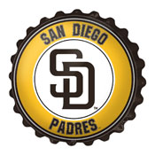 San Diego Padres: Bottle Cap Wall Sign, MBSDIE-210-01