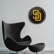 San Diego Padres: Logo - Bottle Cap Wall Sign, MBSDIE-210-02