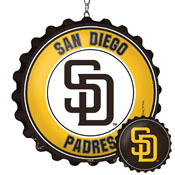 San Diego Padres: Double-Sided Bottle Cap Dangler, MBSDIE-220-03