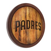 San Diego Padres: "Faux" Barrel Top Sign, FNB-MBSDIE-240-01