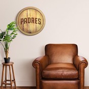 San Diego Padres: Branded "Faux" Barrel Top Sign, FNB-MBSDIE-240-02
