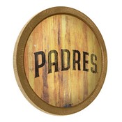 San Diego Padres: Weathered "Faux" Barrel Top Sign, FNB-MBSDIE-240-03