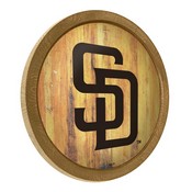 San Diego Padres: Logo - "Faux" Barrel Top Sign, FNB-MBSDIE-240-04