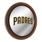 San Diego Padres: Logo - "Faux" Barrel Top Mirrored Wall Sign, AGS-MBSDIE-245-02A