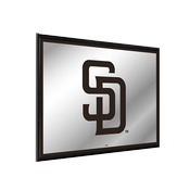 San Diego Padres: Framed Mirrored Wall Sign, AGS-MBSDIE-265-01A