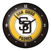 San Diego Padres: Modern Disc Wall Clock, MBSDIE-510-01