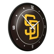 San Diego Padres: Logo - Modern Disc Wall Clock, MBSDIE-510-02