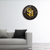 San Diego Padres: Logo - Modern Disc Wall Clock, MBSDIE-510-02