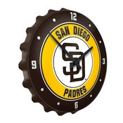 San Diego Padres: Bottle Cap Wall Clock, MBSDIE-540-01