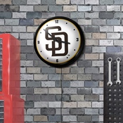 San Diego Padres: Retro Lighted Wall Clock, MBSDIE-550-01