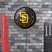 San Diego Padres: Logo - Retro Lighted Wall Clock, MBSDIE-550-02