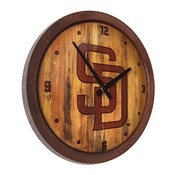 San Diego Padres: Logo - Branded "Faux" Barrel Top Clock, FNB-MBSDIE-560-05