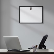 San Diego Padres: Framed Dry Erase Wall Sign, AGS-MBSDIE-613-01A