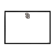 San Diego Padres: Framed Dry Erase Wall Sign, AGS-MBSDIE-613-01A