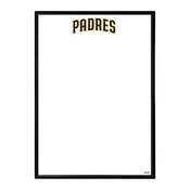 San Diego Padres: Wordmark - Framed Dry Erase Wall Sign, AGS-MBSDIE-613-02A