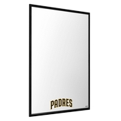 San Diego Padres: Wordmark - Framed Dry Erase Wall Sign, AGS-MBSDIE-613-02A