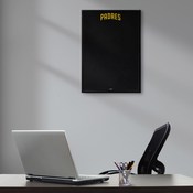 San Diego Padres: Wordmark - Framed Chalkboard, AGS-MBSDIE-623-02A