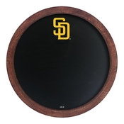 San Diego Padres: Logo - Chalkboard "Faux" Barrel Top Sign, MBSDIE-630-01