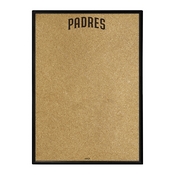 San Diego Padres: Wordmark - Framed Corkboard, AGS-MBSDIE-643-02A